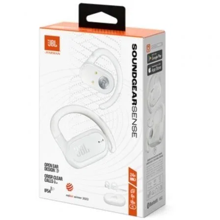 JBL Soundgear Sense Auriculares Open-Ear Bluetooth Blanco